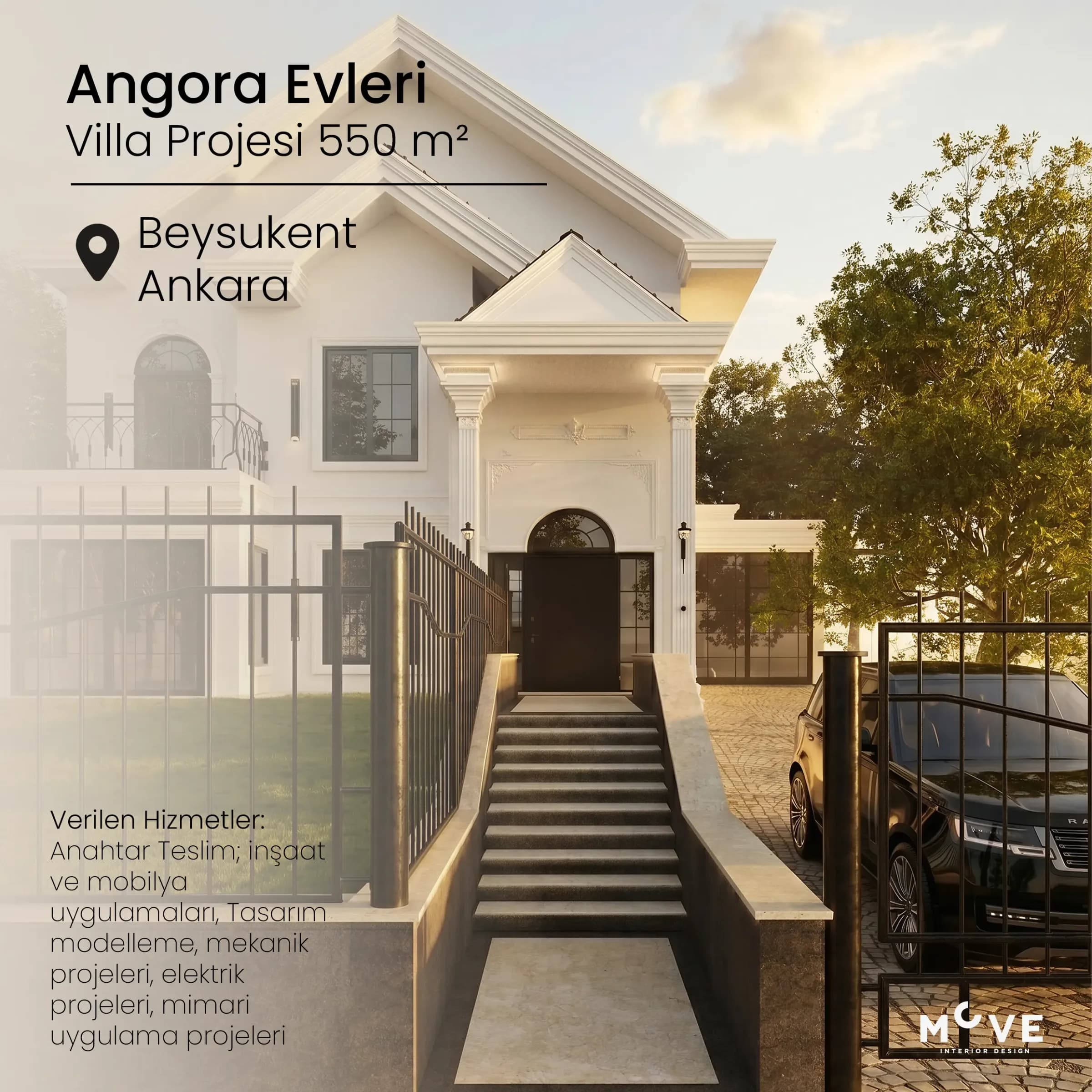 Angora Evleri | Villa Projesi İç Mimari Tasarımı