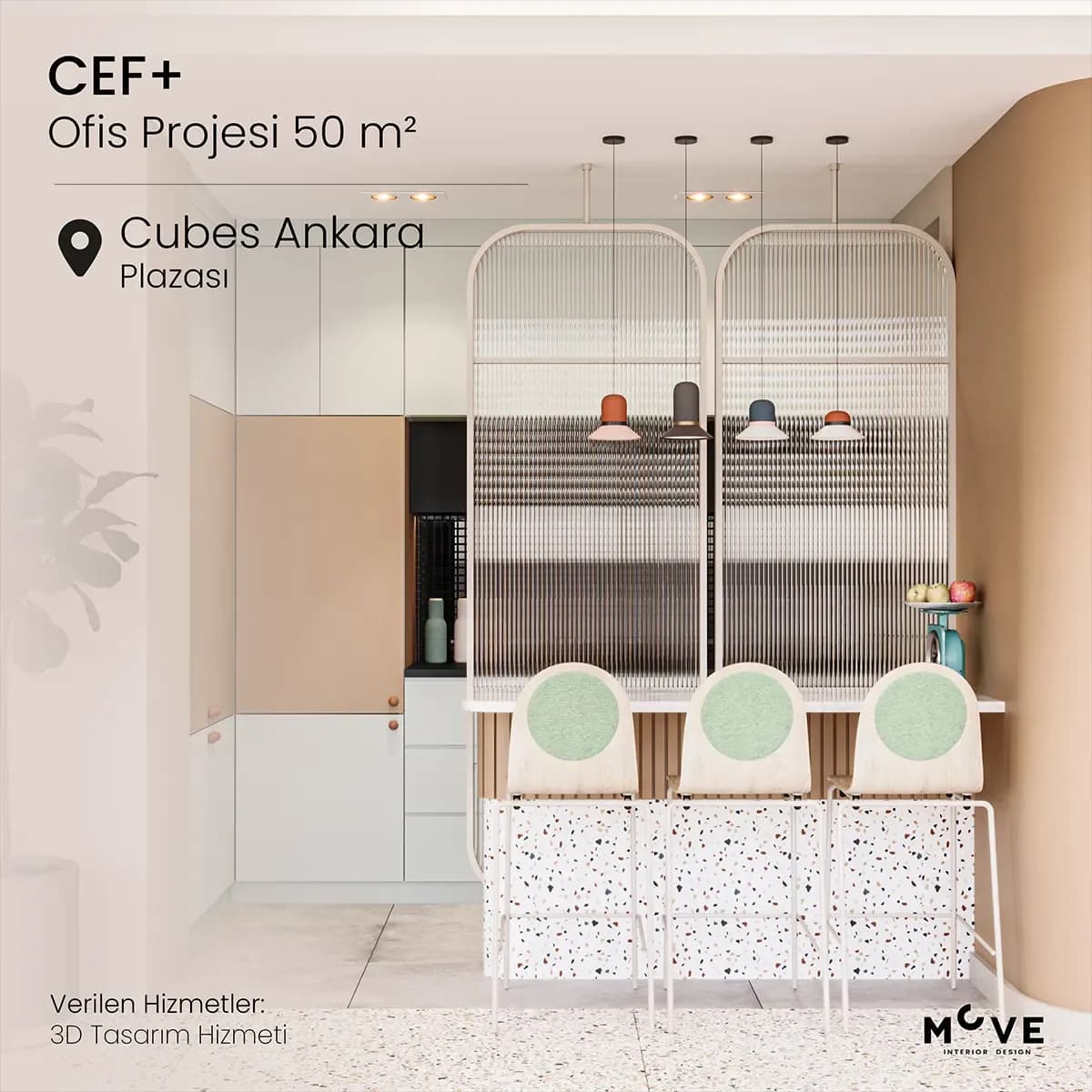 CEF+ - Anahtar Teslim Ofis İç Tasarım Projesi