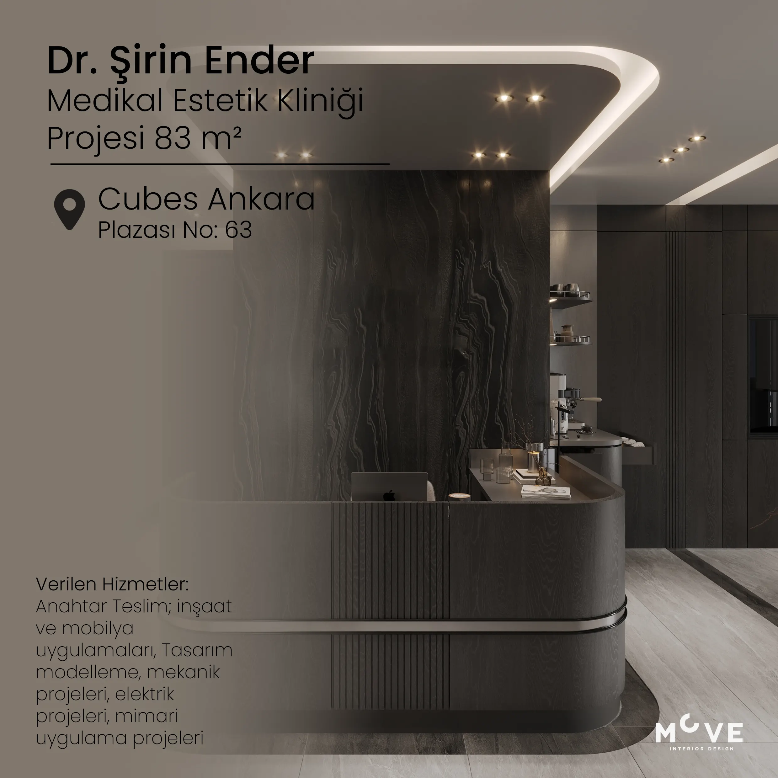 Dr. Şirin Hanım / Klinik Ofis Projesi